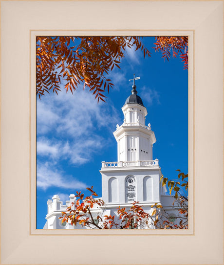 St. George Temple - House of the Lord - framed giclee canvas