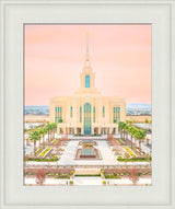 Red Cliffs Temple - New Beginnings - framed giclee canvas