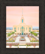 Red Cliffs Temple - New Beginnings - framed giclee canvas