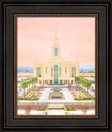 Red Cliffs Temple - New Beginnings - framed giclee canvas