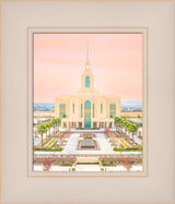 Red Cliffs Temple - New Beginnings - framed giclee canvas