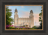 Manti Temple - Flower Garden by Kyle Woodbury