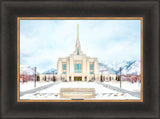 Ogden Temple - Snowy Mountains by Kyle Woodbury