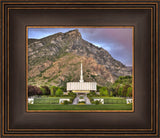 Provo Temple - Summer Mountains by Kyle Woodbury