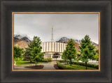 Provo Temple - Snowcapped Mountains by Kyle Woodbury