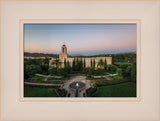 Newport Beach Temple - Courtyard View by Kyle Woodbury