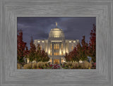 Meridian Temple - Night Lights by Kyle Woodbury