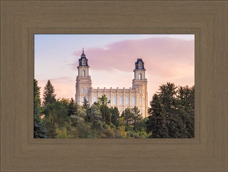 Manti Utah Temple - Summer Sunset by Lance Bertola