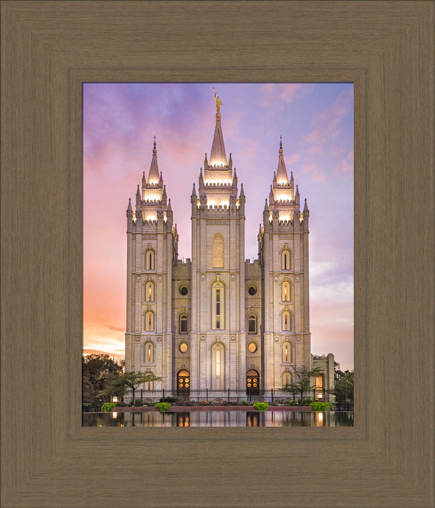 Salt Lake City Temple - Glimmer of Hope by Lance Bertola