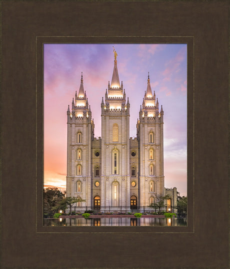 Salt Lake City Temple - Glimmer of Hope by Lance Bertola