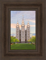 Salt Lake City Utah Temple - Spring Tranquility by Lance Bertola