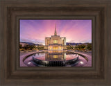 Ogden Utah Temple - Sunrise Reflection by Lance Bertola