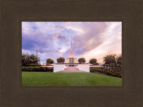 Atlanta Georgia Temple - Summer Sunset by Lance Bertola