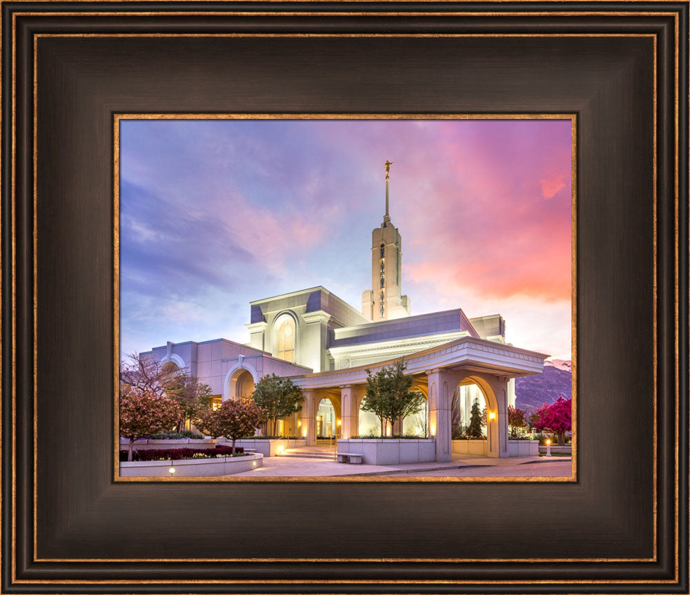 Mount Timpanogos Temple - Resplendent Hope by Lance Bertola