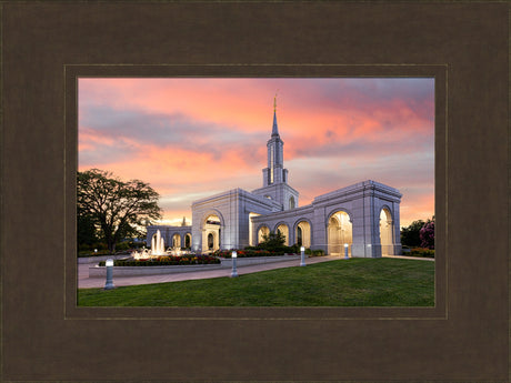 Sacramento California Temple - Sunset by Lance Bertola