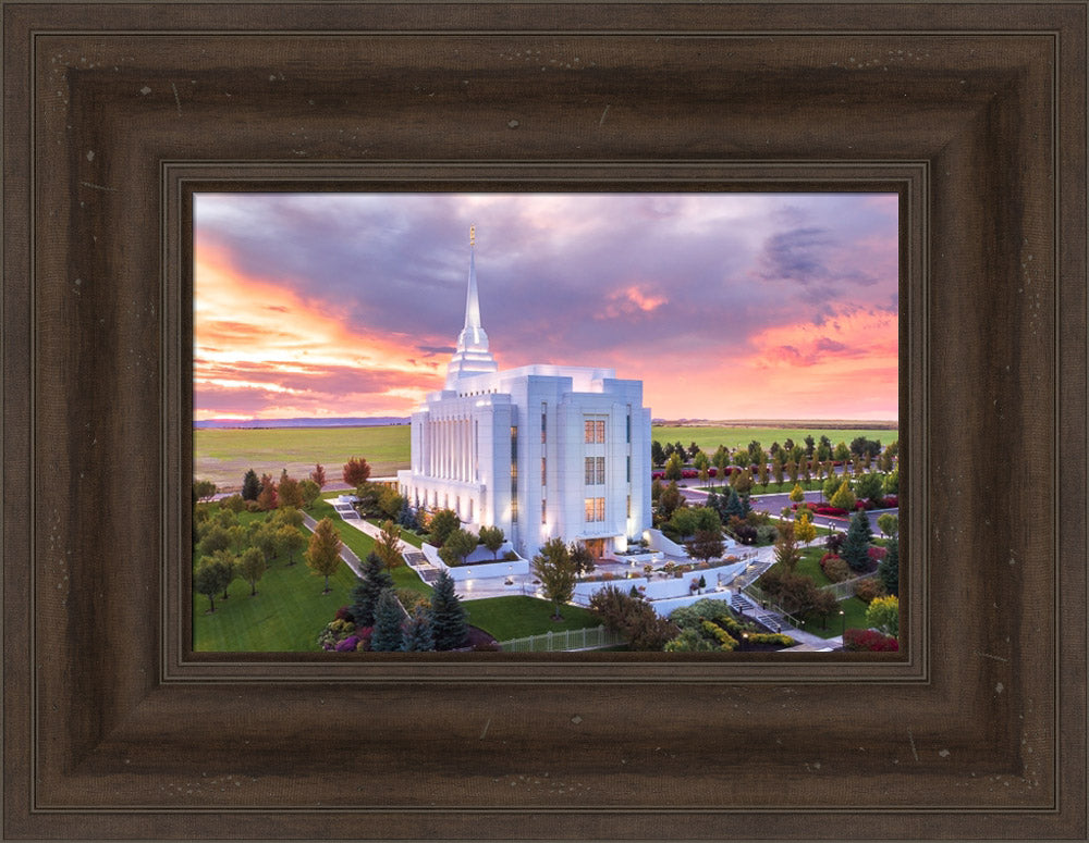 Rexburg Idaho Temple - Greater Heights by Lance Bertola