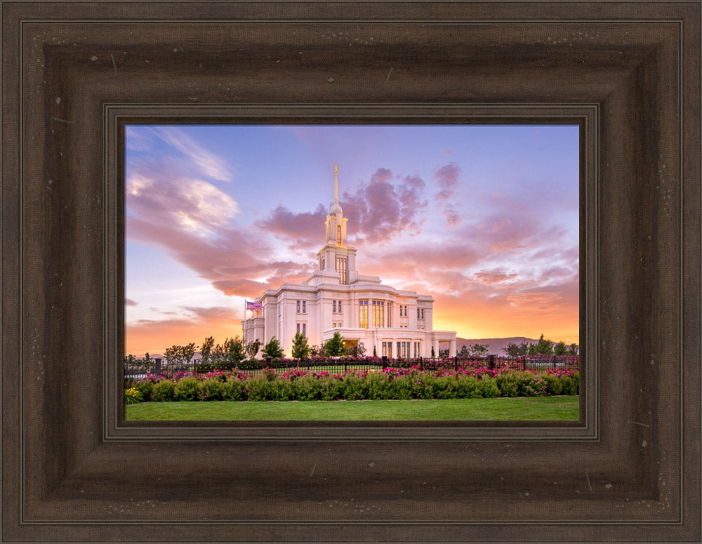 Payson Utah Temple - Lasting Luster by Lance Bertola