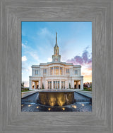 Payson Temple - Fountain by Lance Bertola