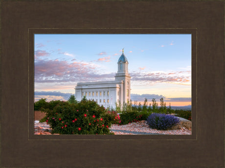 Cedar City Temple - Sacred Trust by Lance Bertola