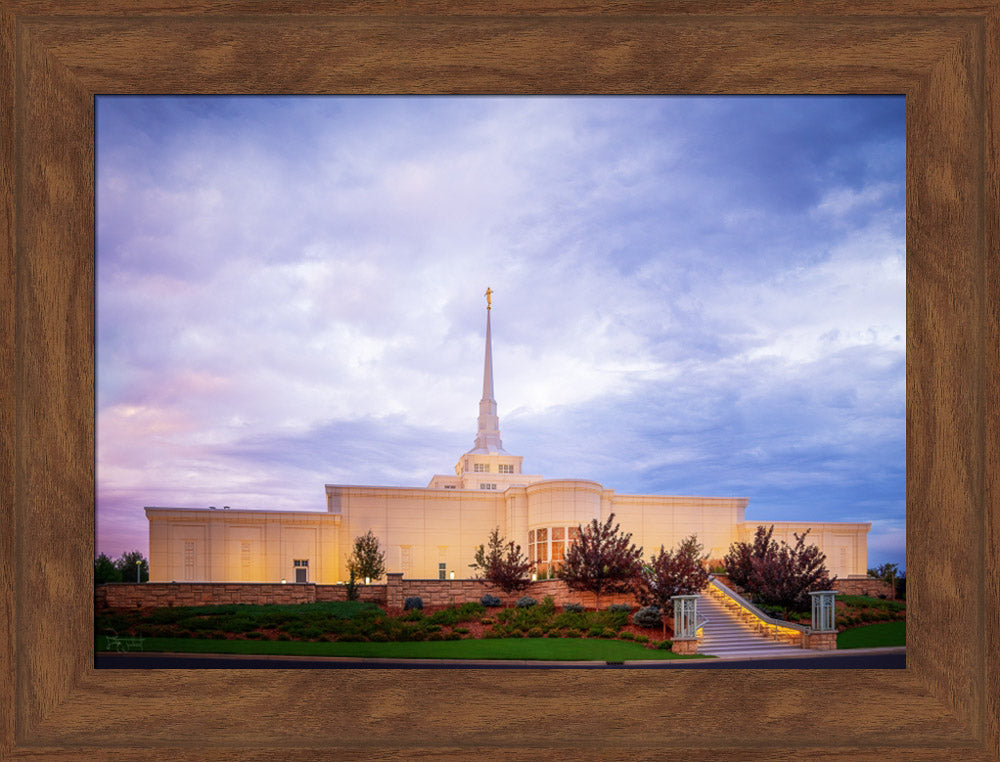 Billings Montana- His Abiding Love - framed giclee canvas