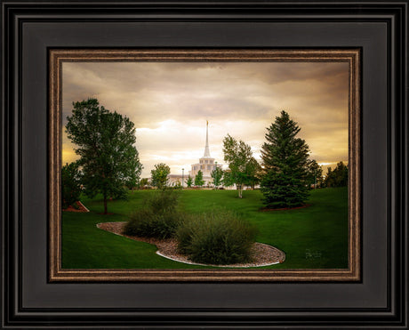 Billings Montana- Faith in Every Footstep - framed giclee canvas