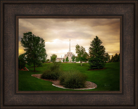 Billings Montana- Faith in Every Footstep - framed giclee canvas