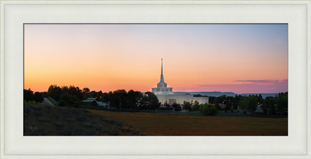 Billings Montana- Choose Ye this Day - framed giclee canvas