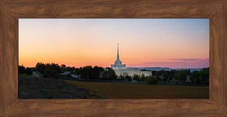 Billings Montana- Choose Ye this Day - framed giclee canvas