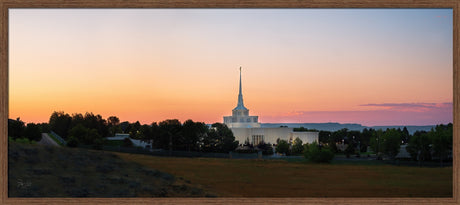 Billings Montana- Choose Ye this Day - framed giclee canvas