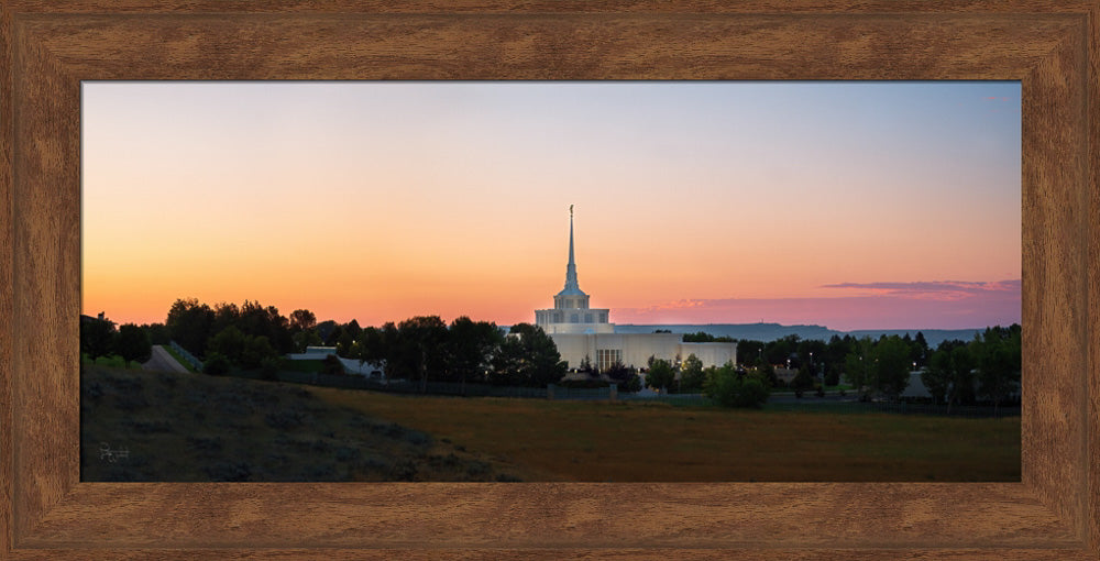 Billings Montana- Choose Ye this Day - framed giclee canvas