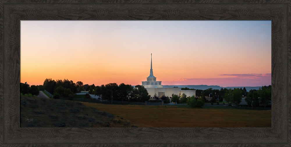 Billings Montana- Choose Ye this Day - framed giclee canvas