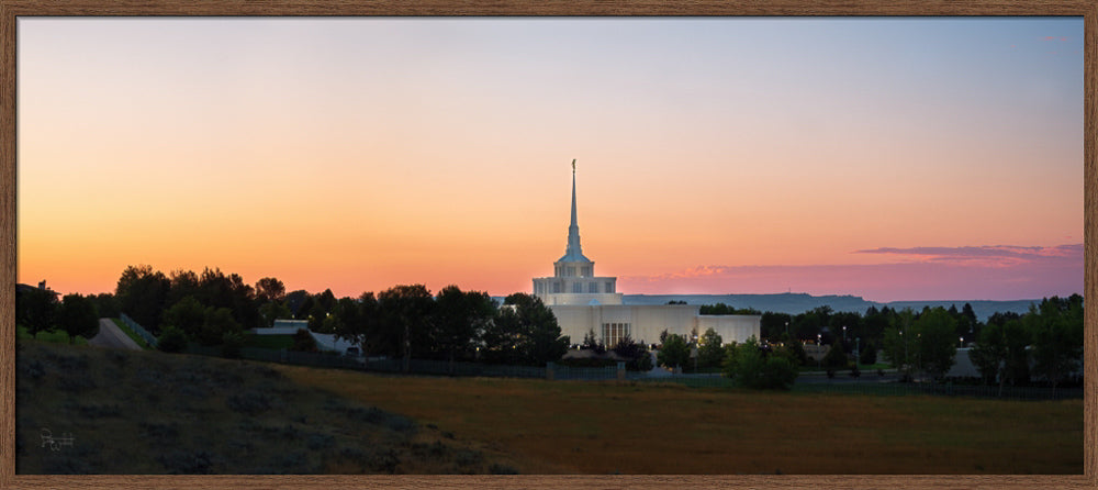 Billings Montana- Choose Ye this Day - framed giclee canvas