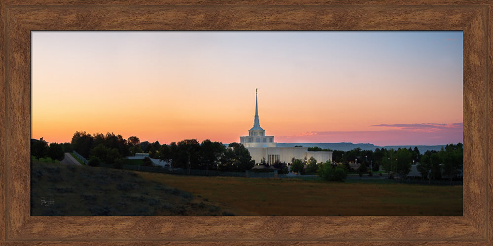 Billings Montana- Choose Ye this Day - framed giclee canvas