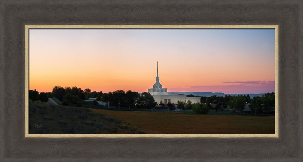 Billings Montana- Choose Ye this Day - framed giclee canvas