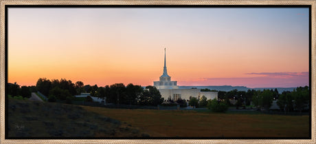 Billings Montana- Choose Ye this Day - framed giclee canvas