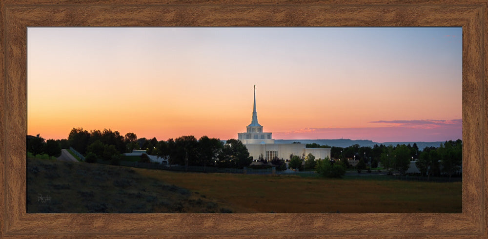 Billings Montana- Choose Ye this Day - framed giclee canvas