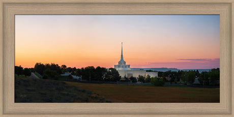 Billings Montana- Choose Ye this Day - framed giclee canvas