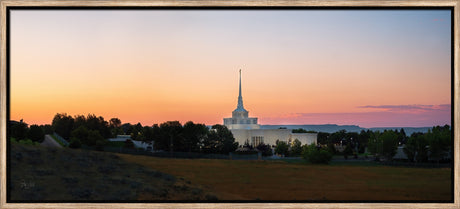 Billings Montana- Choose Ye this Day - framed giclee canvas