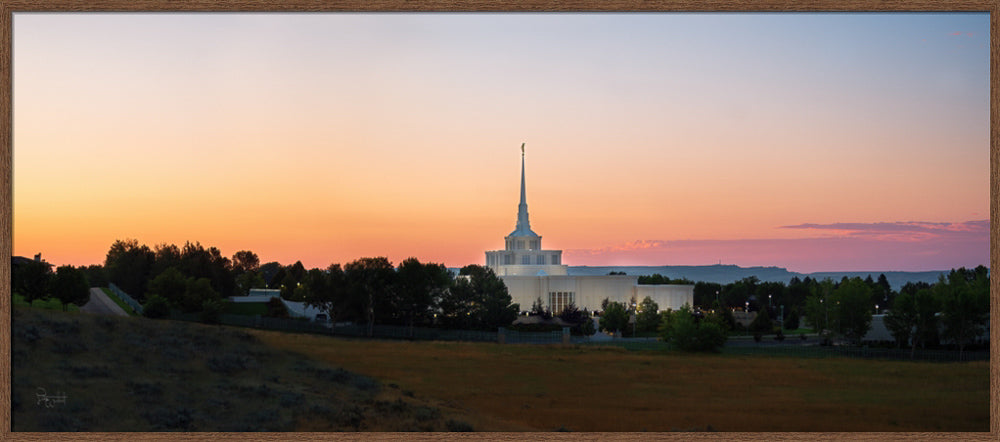 Billings Montana- Choose Ye this Day - framed giclee canvas