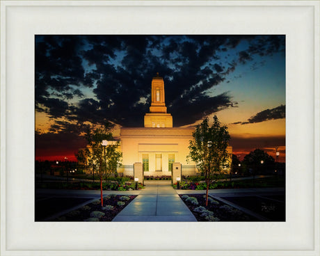 Helena Montana Temple- Solace - framed giclee canvas