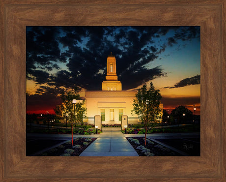 Helena Montana Temple- Solace - framed giclee canvas