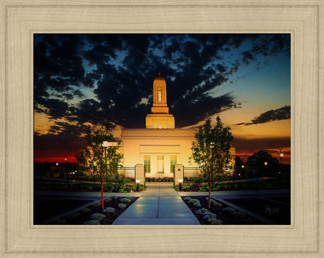 Helena Montana Temple- Solace - framed giclee canvas