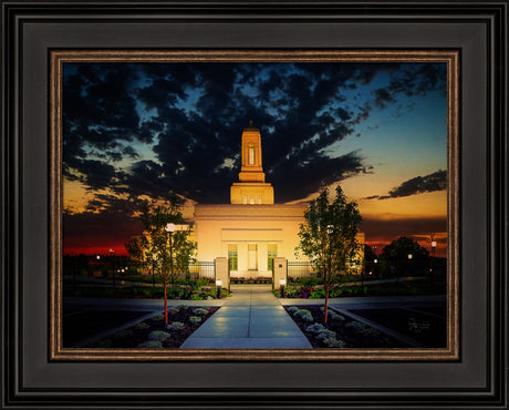 Helena Montana Temple- Solace - framed giclee canvas