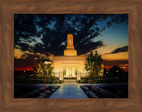 Helena Montana Temple- Solace - framed giclee canvas