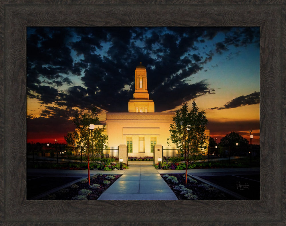 Helena Montana Temple- Solace - framed giclee canvas