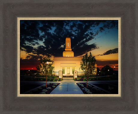 Helena Montana Temple- Solace - framed giclee canvas