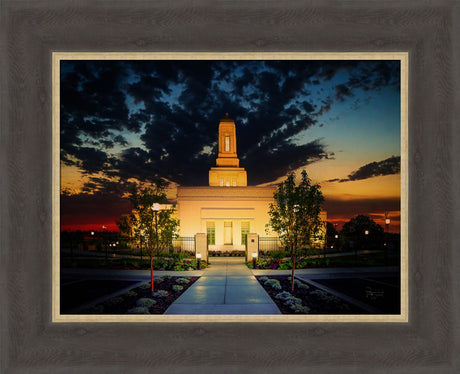 Helena Montana Temple- Solace - framed giclee canvas