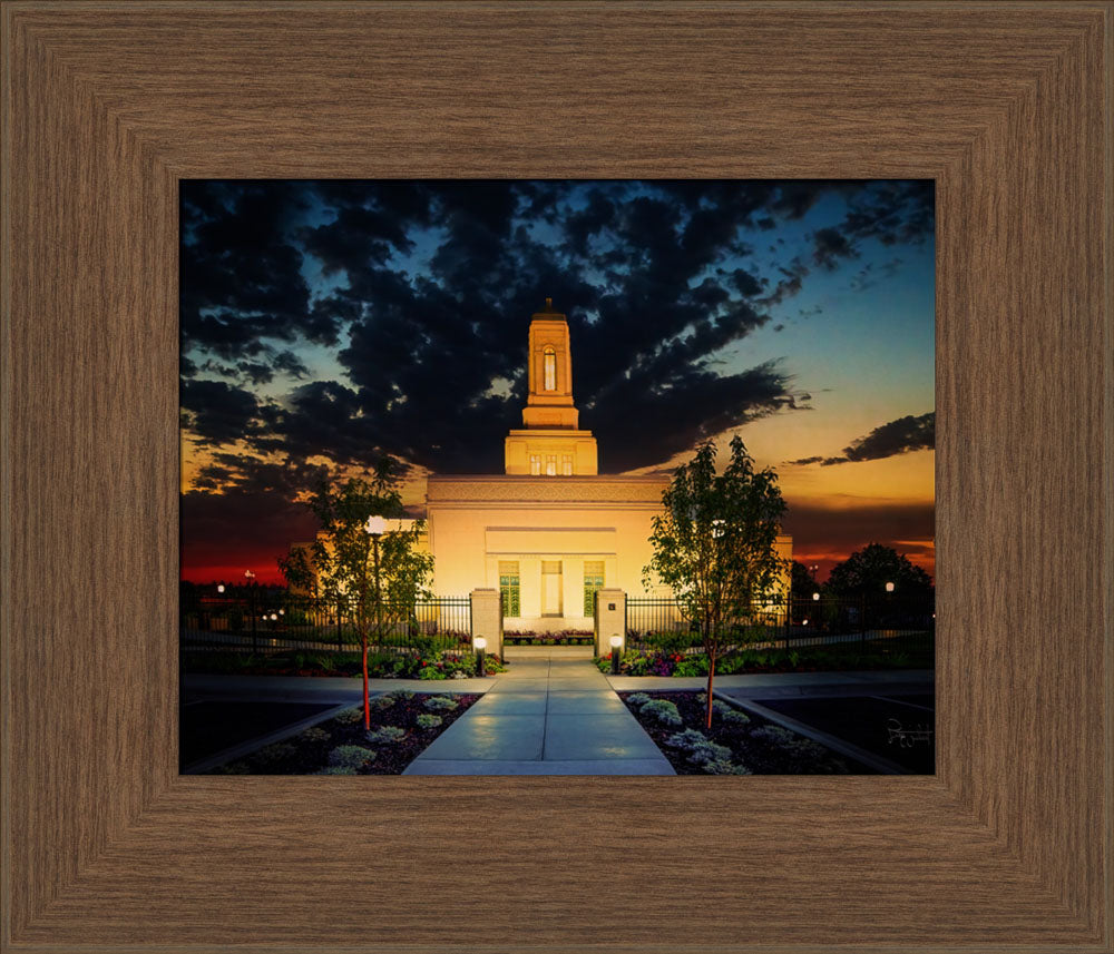 Helena Montana Temple- Solace - framed giclee canvas