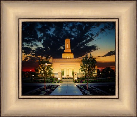 Helena Montana Temple- Solace - framed giclee canvas