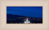 Saratoga Springs Utah Temple- Tis Eventide - framed giclee canvas